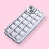 iPhone 14 Plus Case - Silver Plaid - Stationery Pal