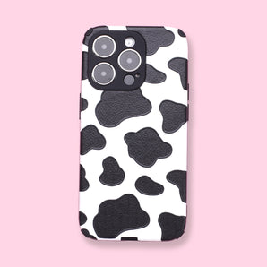 iPhone 14 Pro Case - Milk Cow Stripe - Stationery Pal