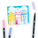Tombow Dual Brush Pen 10-Pack Set - Pastel